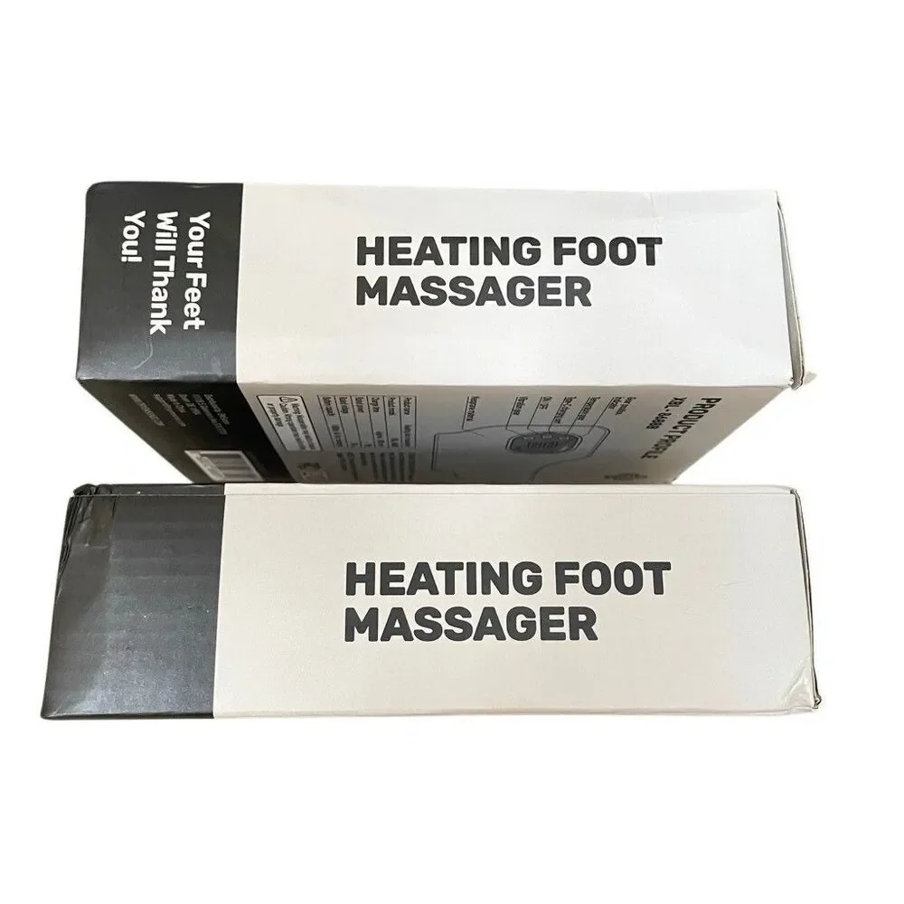 Two New EMSense Triple Therapy Heated Vibration Foot Massager‎ XBL-8688B Gray
